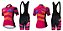 Camisa e Bermuda Bretelle Ciclismo Feminino Bike Roupa Bretele - Imagem 1