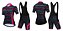 Camisa e Bermuda Bretelle Ciclismo Feminino Bike Roupa Bretele - Imagem 1