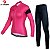 Roupa Ciclismo Feminino Longo Camisa e Calça Bike Roupa - Imagem 1