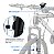 Velocimetro Odometro Bicicleta Touch Luz Noturna Com Fio - Imagem 5