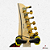 GUITARRA SEIZI KATANA KABUTO TELE SIG ALEXANDRE ALMEIDA WHITE GOLD C/ CAPA - Imagem 8
