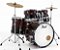 BATERIA PEARL ROADSHOW RS505M/C31 JET BLACK  BUMBO 20 C/ FERRAGENS E BANCO 20 10 12 14 14 - Imagem 4