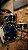BATERIA PEARL ROADSHOW RS525MS/C743 BUMBO 22 ROYAL BLUE METALIC C/ FERRAGENS 22 10 12 16 14 - Imagem 3