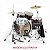 BATERIA PEARL ROADSHOW RS525MS/C757 GARNET FADE BUMBO 22 C/ FERRAGENS E BANCO 22 10 12 16 14 - Imagem 2