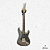 GUITARRA SEIZI FUN KATANA MUSASHI STRATO HSS SPACE GREY SILVER C/ CAPA - Imagem 1