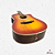 VIOLAO STRINBERG DIAMOND DD5SC CB CHERRY SUNBURST FOLK C/ CASE - Imagem 2