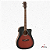 VIOLAO ZELLMER HERITAGE FOLK CUTAWAY ACO ELETROACUSTICO BROWNBURST FOSCO C/ CAPA - Imagem 1