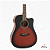 VIOLAO ZELLMER HERITAGE FOLK CUTAWAY ACO ELETROACUSTICO BROWNBURST FOSCO C/ CAPA - Imagem 2
