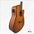 VIOLAO ZELLMER HERITAGE FOLK CUTAWAY ACO ELETROACUSTICO MAHOGANY FOSCO C/ CAPA - Imagem 3
