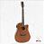 VIOLAO ZELLMER HERITAGE FOLK CUTAWAY ACO ELETROACUSTICO MAHOGANY FOSCO C/ CAPA - Imagem 1