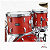 BATERIA TAMA STAGESTAR ST50H5-CDS COM FERRAGENS E BANCO CANDY RED SPARKLE - Imagem 3