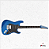GUITARRA SEIZI FUN KATANA MUSASHI STRATO HSS ROYAL DARK BLUE SPARKLE C/ CAPA - Imagem 1
