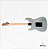 GUITARRA SEIZI FUN KATANA MUSASHI STRATO HSS LIGTHER SILVER C/ CAPA - Imagem 2