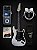 KIT SEIZI GV GUITARRA FUN KATANA LIGTHER SILVER SPARKLE CABO PALHETA CORREIA E VALETON GP5 - Imagem 1