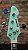 BAIXO WALDMAN GJJF215X MGR 5 CORDAS VERDE JAZZ BASS C/ CAPA - Imagem 3