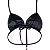 Preto Canelado - Top Lilly Cortininha - Imagem 1