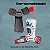 Novo Strong Grip All Prene [2] Gray Canvas - Pulseira Vermelha - PERSONALIZADO - Lona Cinza - Imagem 4