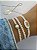 Trio Pulseiras Fé Cristais Off White - Imagem 2