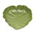 Prato de Cerâmica Banana Leaf Verde Lyor 28,5 X 27 X 7cm - Imagem 1