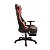 Cadeira Office Pro Gamer "X" Preto E Vermelho - Rivatti - Imagem 2