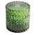 Pote Decorativo em Vidro Verde p/ Toalete 10x10,5cm - Imagem 1