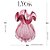 Vaso de Vidro Murano Italy Pink 13x17ccm Lyor - Imagem 4