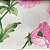 Tecido Linho Estampado - Floral Rosa Verde - Imagem 1