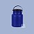 Vasilhame para Transporte de Leite 05 litros Azul - Imagem 1
