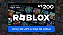 Gift Card Roblox R$ 200 – Cartão Presente Digital - Imagem 1