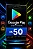 Gift Card Google Play R$ 50 - Cartão Presente Digital - Imagem 1