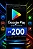 Gift Card Google Play R$ 200 - Cartão Presente Digital - Imagem 1