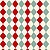 Papel Adesivo Xadrez em Tons de Vermelho e Azul - Imagem 1