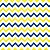 Papel Adesivo Chevron Aquarela Amarelo e Azul - Imagem 1