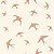Papel Adesivo Animais Pássaros em Tons de Rose - Imagem 1