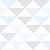 Papel Adesivo Geométrico Triangulo Degrade Azul - Imagem 1