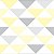 Papel Adesivo Geométrico Triângulos Amarelos - Imagem 1