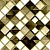 Papel Adesivo Geométrico Pedraria Dourado - Imagem 1