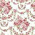 Papel Adesivo Floral Rosa com Fundo Branco 01 - Imagem 1