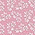Papel Adesivo Floral Fundo Rosa - Imagem 1