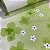 Faixa de Papel de Parede Floral Verde Rolo com 10 Metros - Imagem 1
