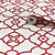 Papel de Parede Geométrico Vermelho Rolo com 10 Metros - Imagem 2