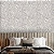 Papel de Parede Floral Cinza Claro Rolo com 10 Metros - Imagem 2