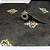 Papel de Parede Arabesco Preto e Dourado Rolo com 10 Metros - Imagem 2