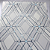 Papel de Parede Geométrico Branco e Azul Rolo com 10 Metros - Imagem 7
