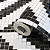 Papel de Parede Pastilhas Preto e Branco Rolo com 10 Metros - Imagem 1