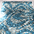 Papel de Parede Pastilhas Azul e Prata Rolo com 10 Metros - Imagem 6