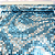 Papel de Parede Pastilhas Azul e Prata Rolo com 10 Metros - Imagem 7