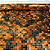 Papel de Parede Pastilhas Preto e Laranja Rolo com 10 Metros - Imagem 7