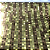 Papel de Parede Pastilhas Dourado e Marrom Rolo com 10 Metros - Imagem 7