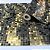 Papel de Parede Pastilhas Dourado e Preto Rolo com 10 Metros - Imagem 4